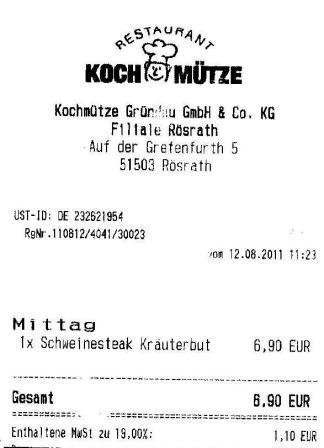 tktv Hffner Kochmtze Restaurant